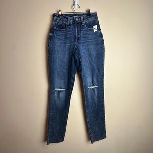 Old Navy High Rise Curvy OG Straight Jeans in Ayla Women’s Size 4 Tall NWT